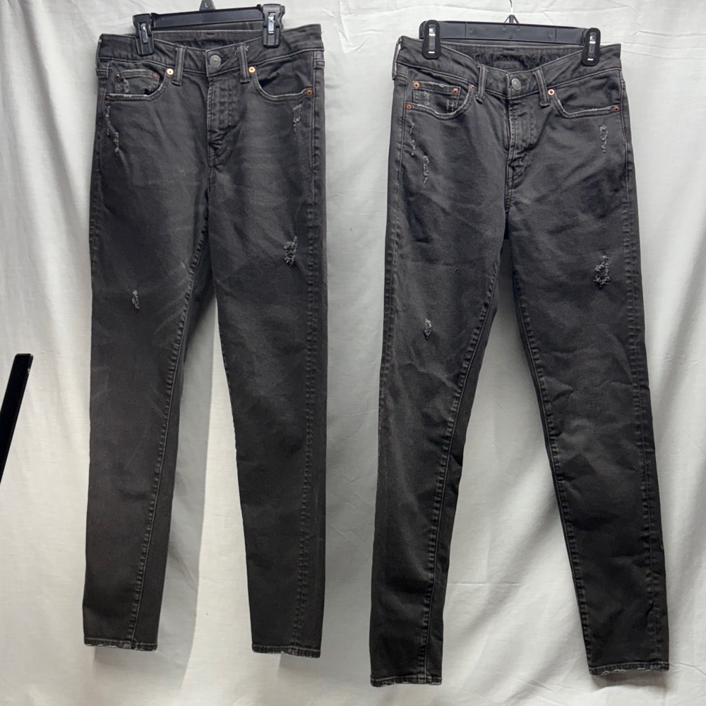 American Eagle Outfitters Men's Charcoal Skinny Jeans 28x32